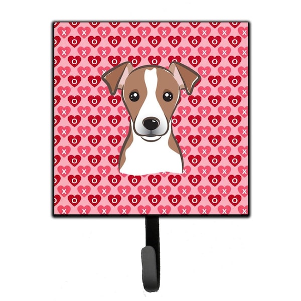 Carolines Treasures Jack Russell Terrier Hearts Leash or Key Holder BB5330SH4 - main